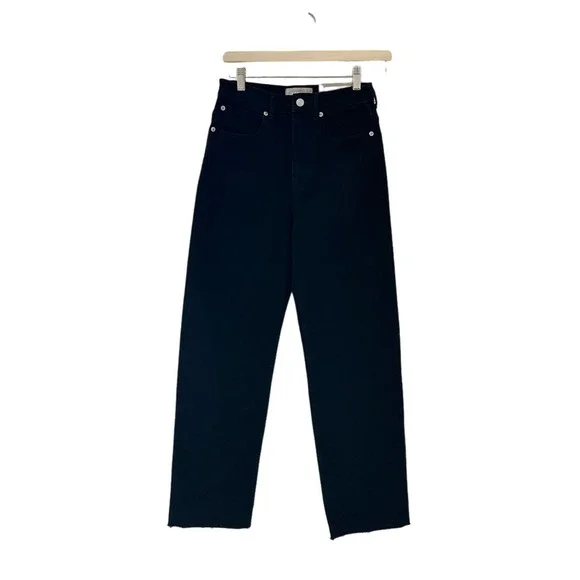 Everlane The Way-High Jean in Coal Black 26 Tall NWT